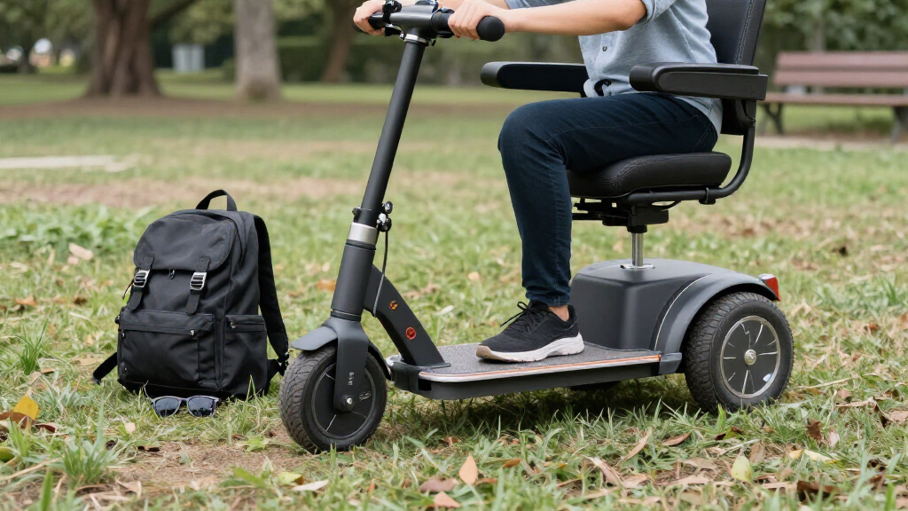 4 wheel mobility scooter for stability