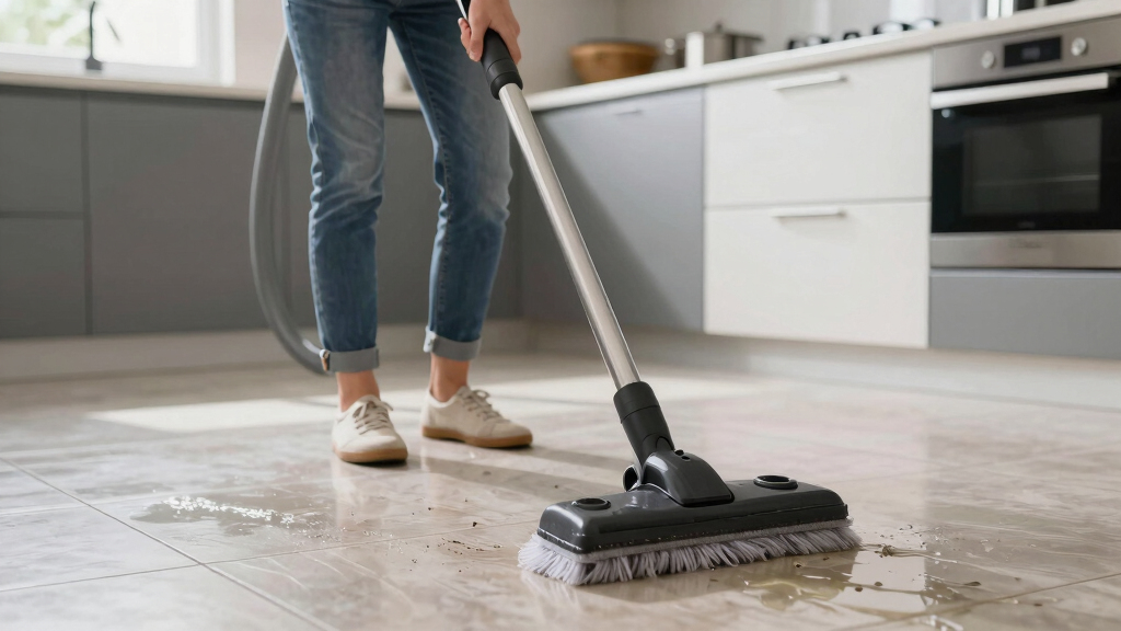 best wet dry vacuum mop with self-cleaning brush