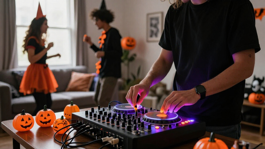 compact audio mixers for halloween parties
