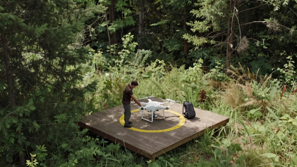 best drone landing pad for wilderness camps