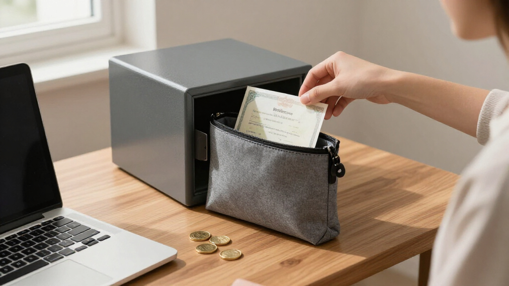 fireproof safe pouch for birth certificates