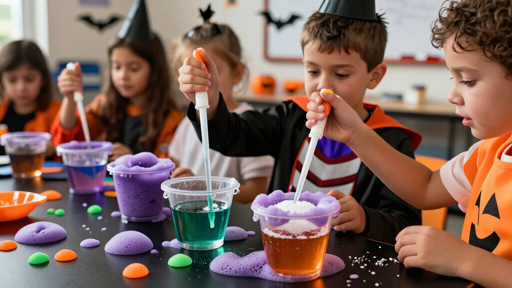 Halloween science party games