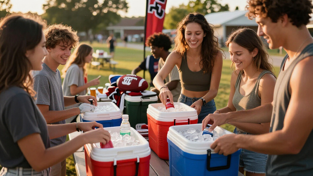tailgating party coolers