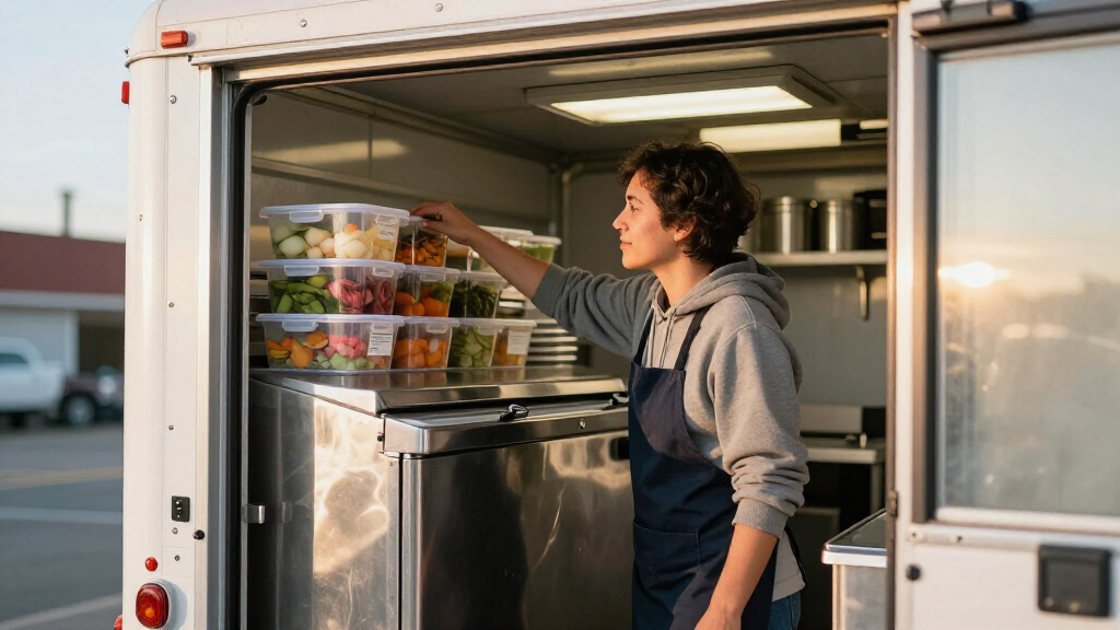 best freezer for food truck bulk prep and storage