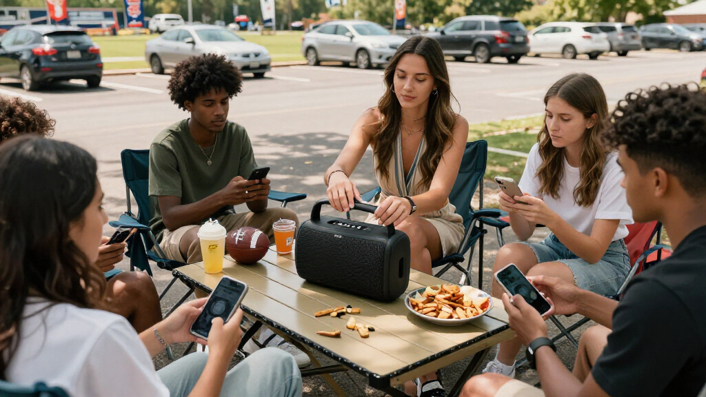 NFL tailgating portable speakers