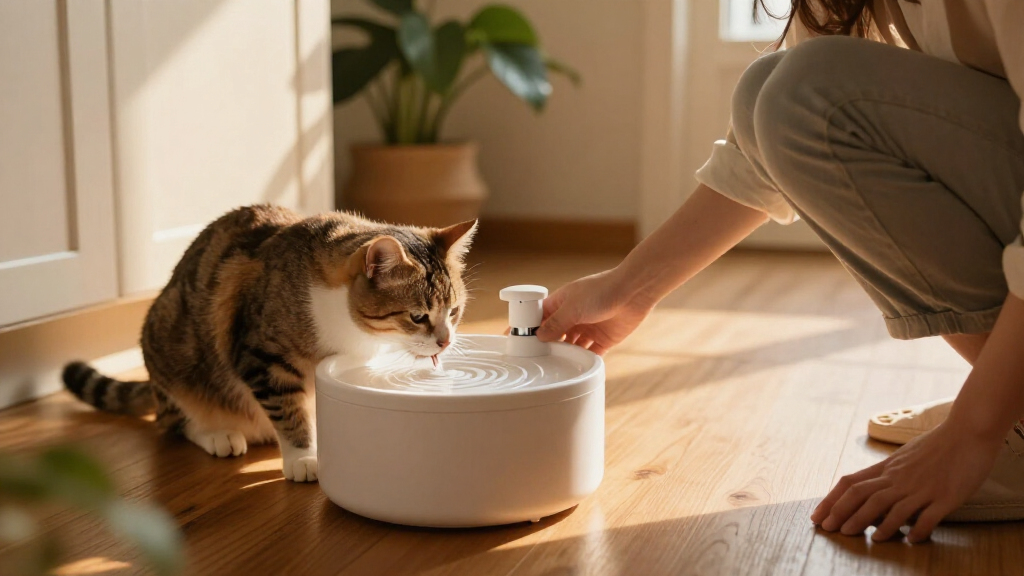 automatic pet water fountains