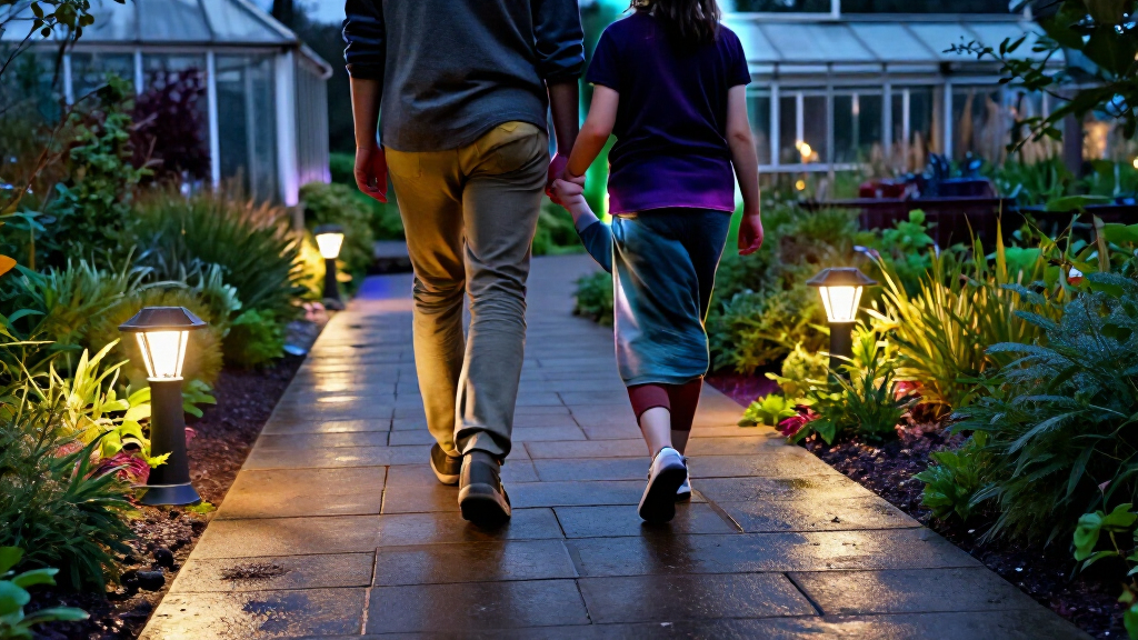 solar garden pathway lights