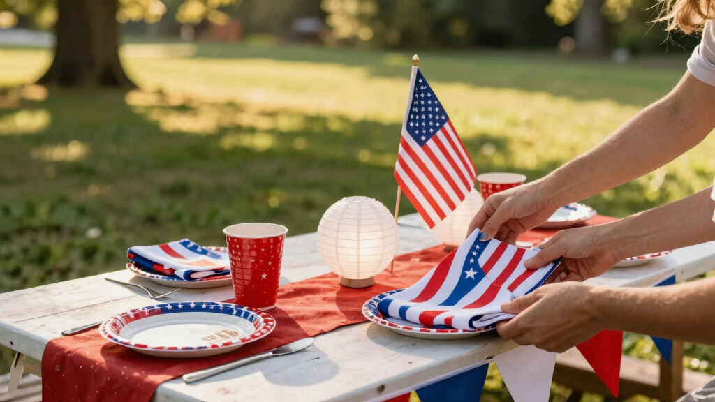 patriotic outdoor party supplies