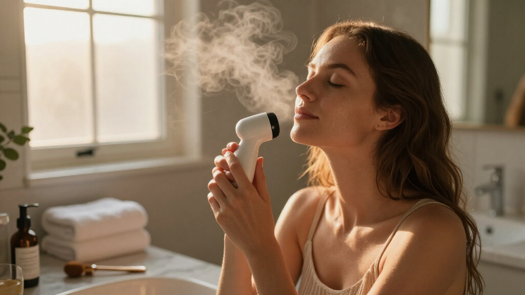 luxury facial steamers nano ionic