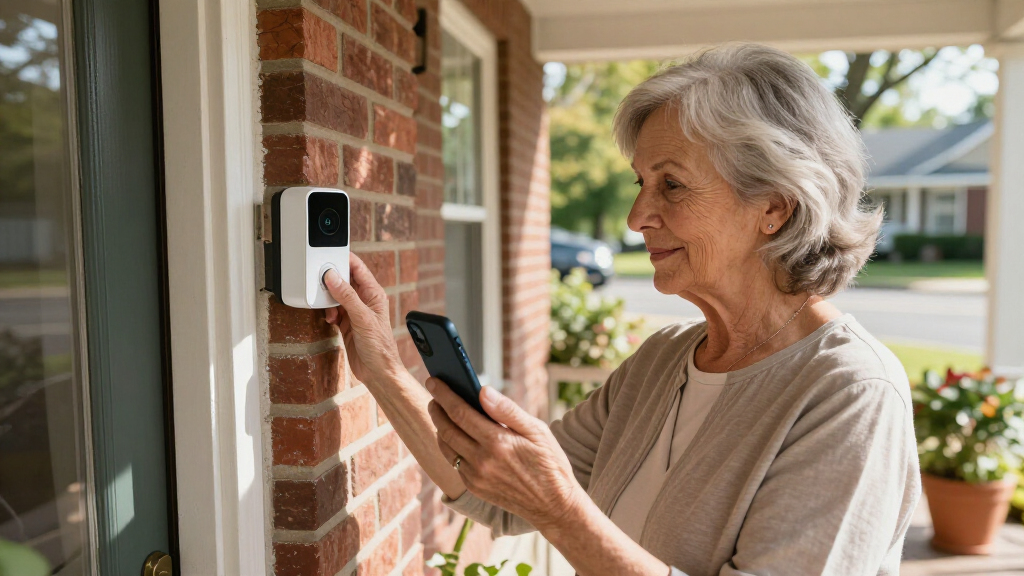 video doorbell for seniors easy to use