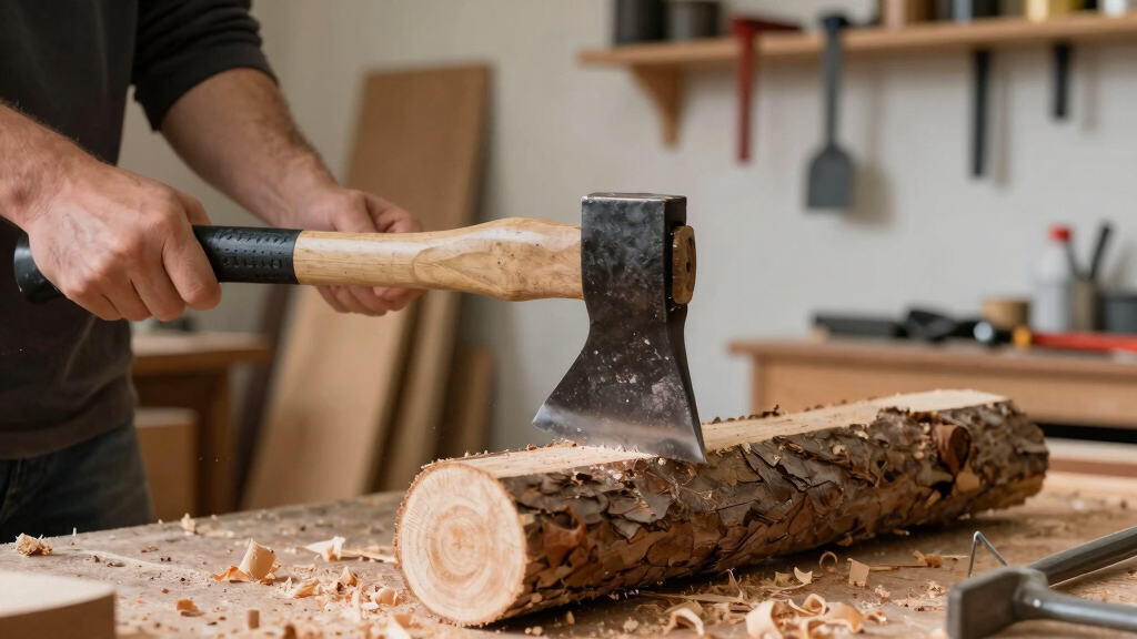 fiberglass handle splitting axe