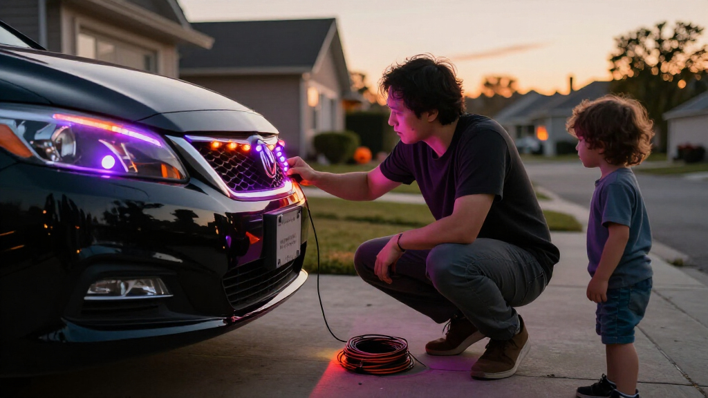 Halloween car lighting kits