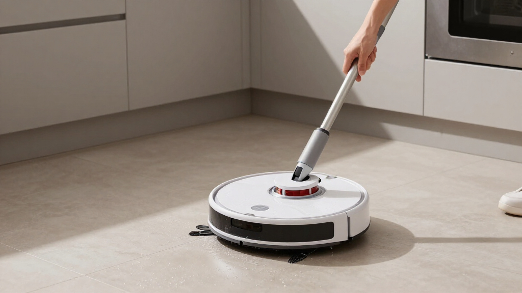 robotic mops with auto cleaning base