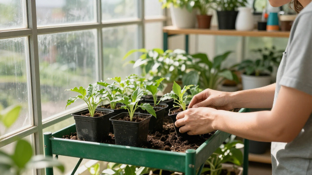 best greenhouse shelving for seed starting rooms