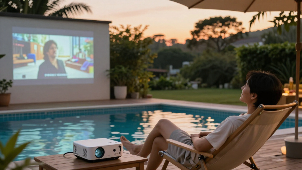 best outdoor projector