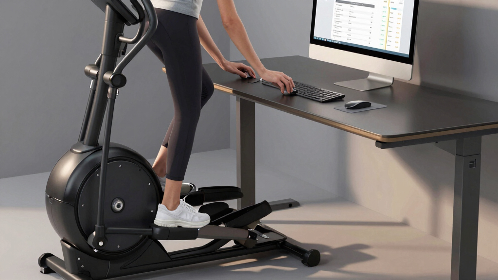 best under desk elliptical trainer premium