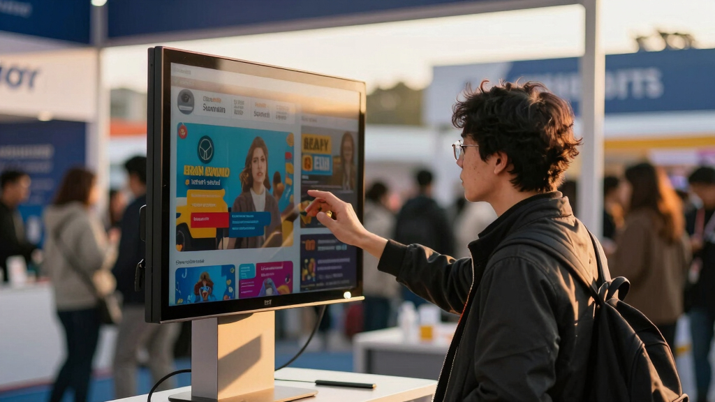 best commercial digital signage display for trade shows