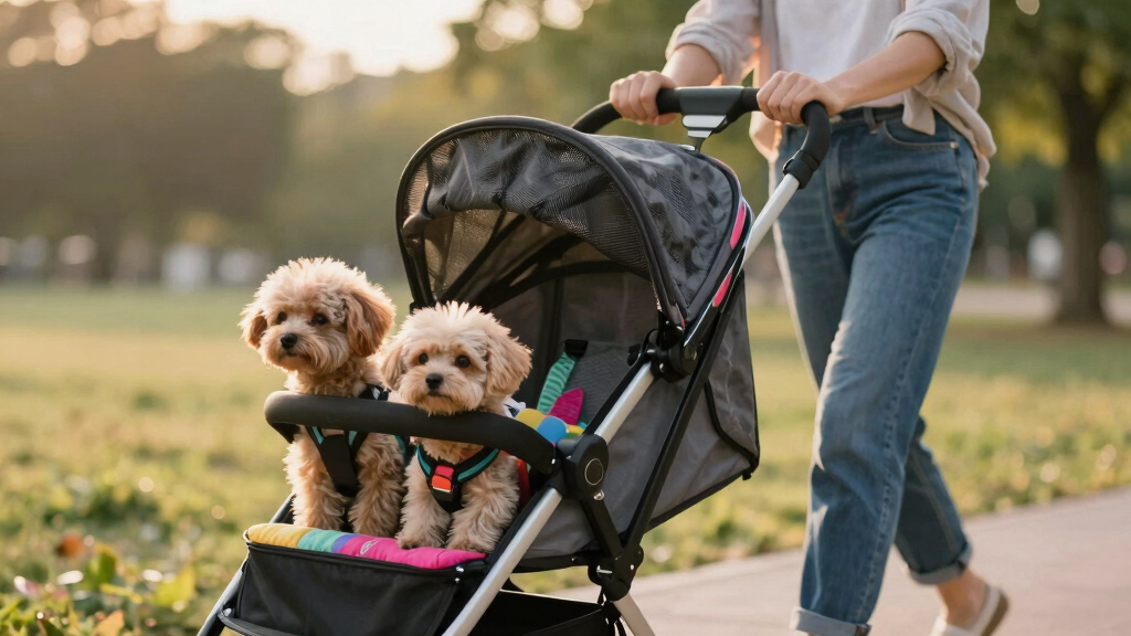 best double dog stroller for two small dogs
