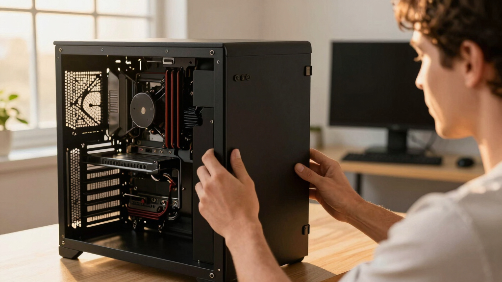 cpu cabinet with ventilation