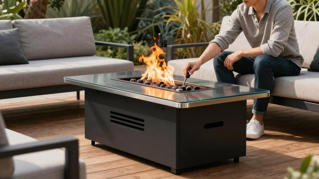 best smokeless tabletop fire pit premium