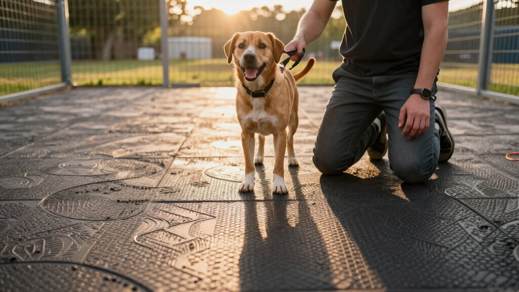 best non slip flooring for dog runs