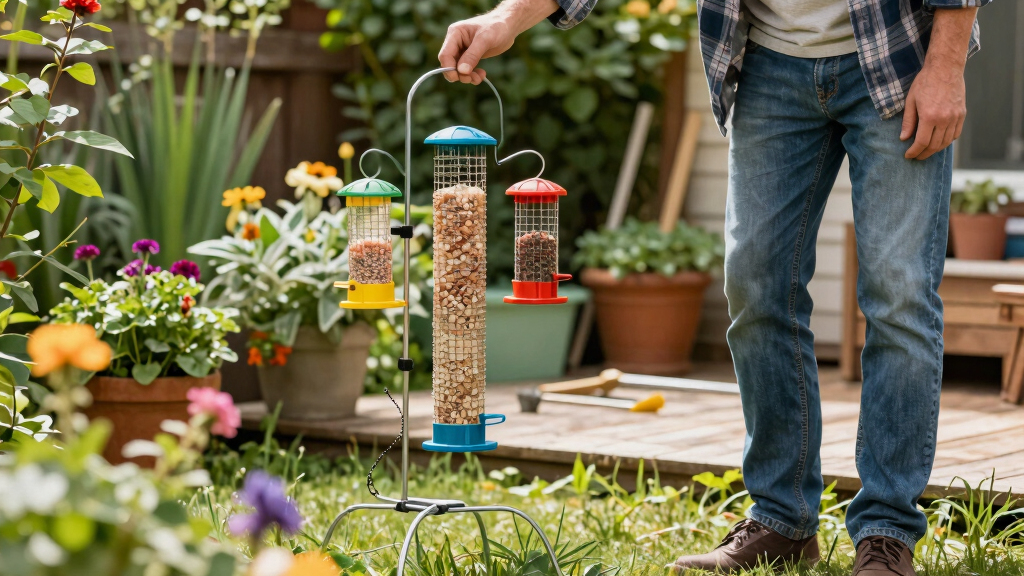 best rolling bird stand with feeders