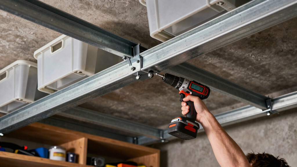 best overhead garage storage racks