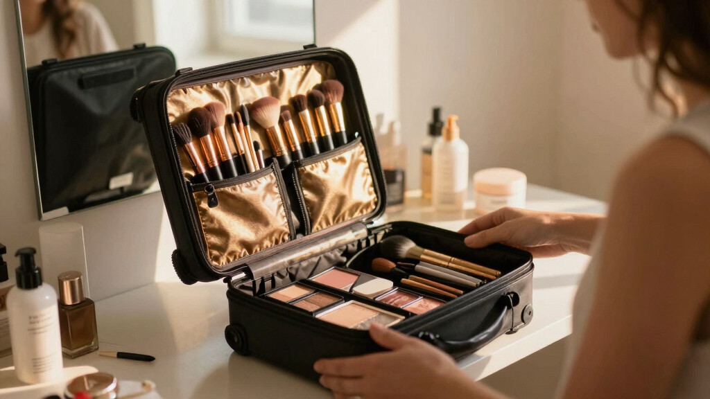 best professional rolling makeup case