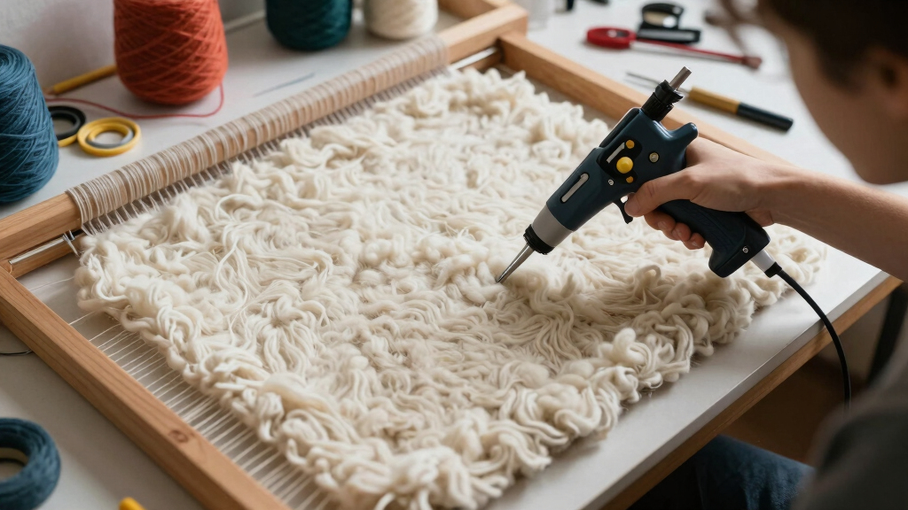 best cut pile tufting gun for rug making