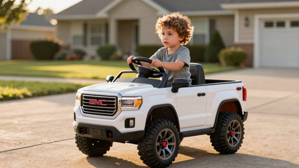 best gmc sierra ride on truck 24v