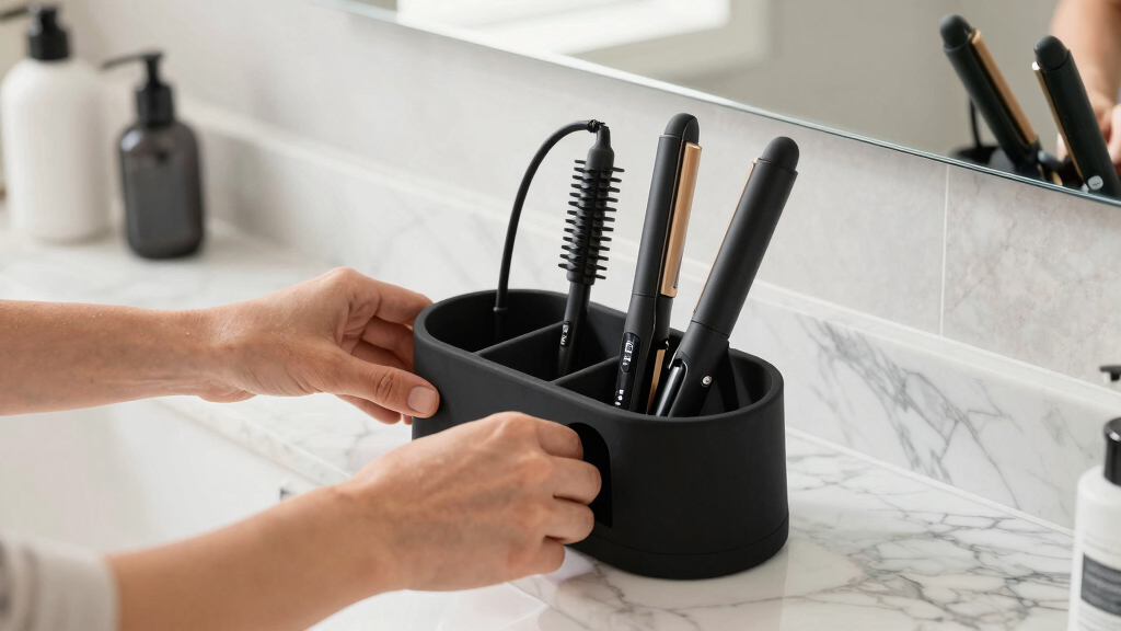 best hair tool organizer heat resistant