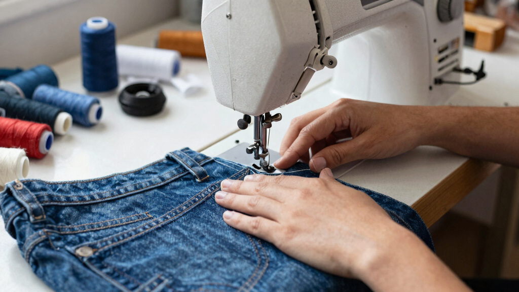 best sewing machine for thick seams and hemming jeans