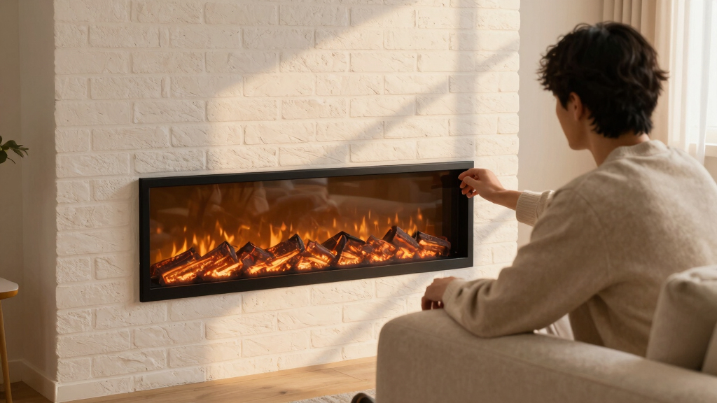 best linear electric fireplace