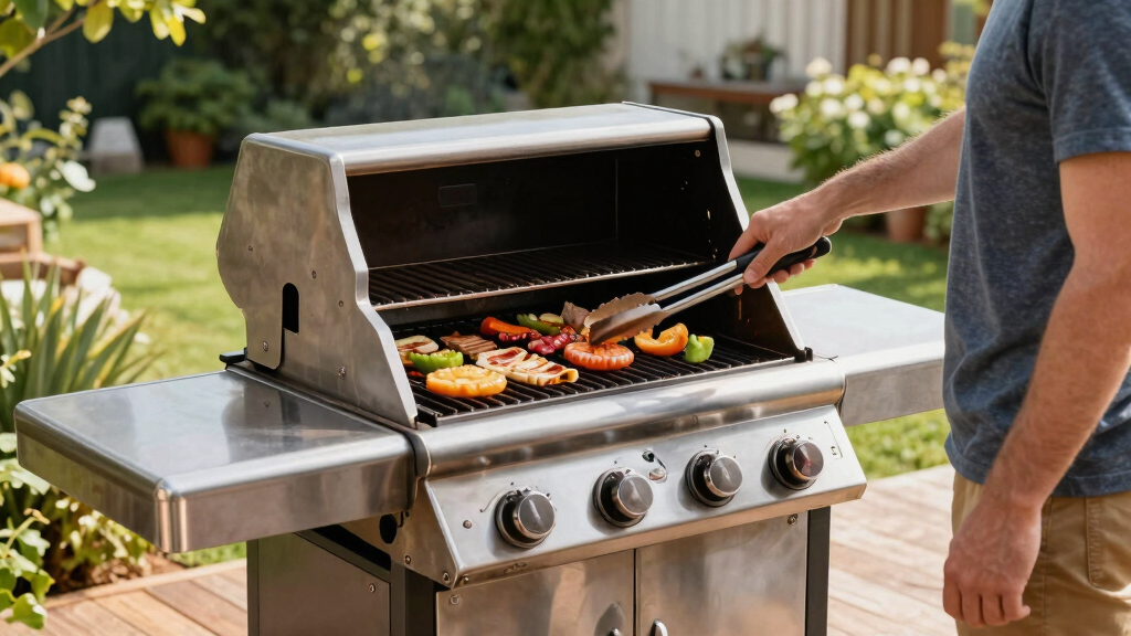 best gas grill 5 burner stainless