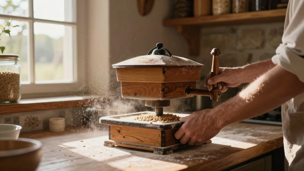 best grain mill for home flour