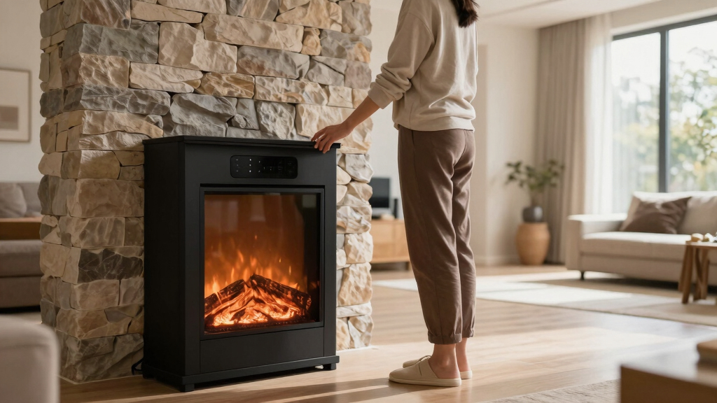 best electric fireplaces for large rooms