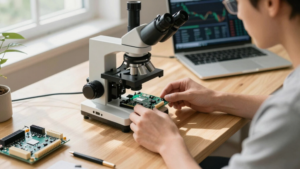 best desktop microscope for electronics work