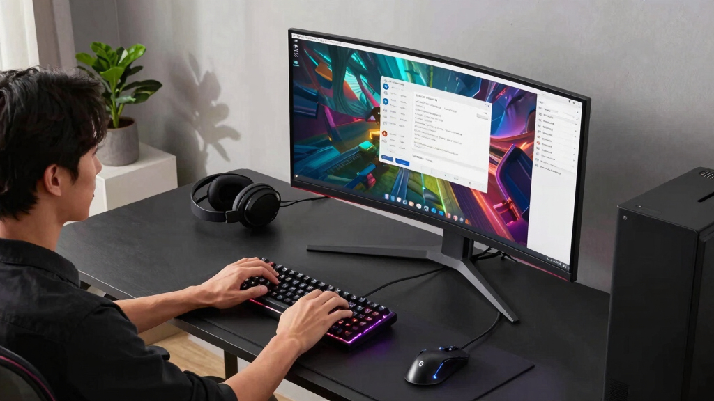 gaming office hybrid desk premium