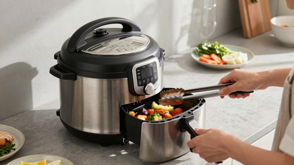 best 6 quart pressure cooker air fryer combo