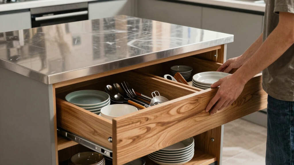 best kitchen island with built in storage