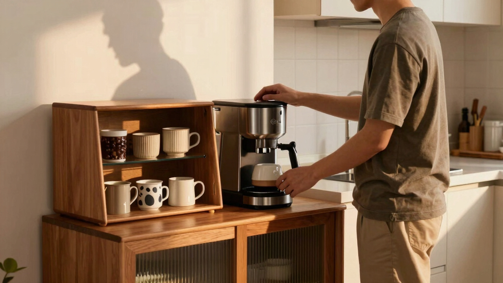 best bar cabinet for coffee makers
