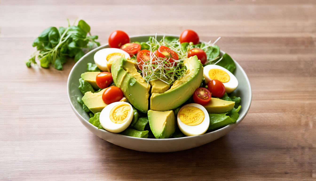Creamy Avocado and Egg Salad: A Healthy Twist on a Classic!