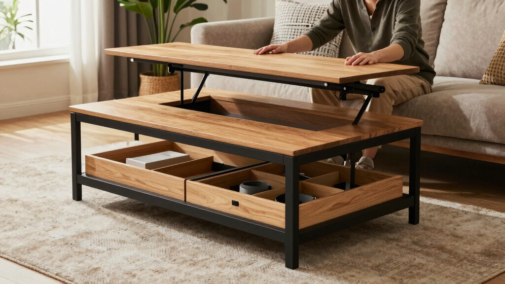 best coffee tables with lift top storage