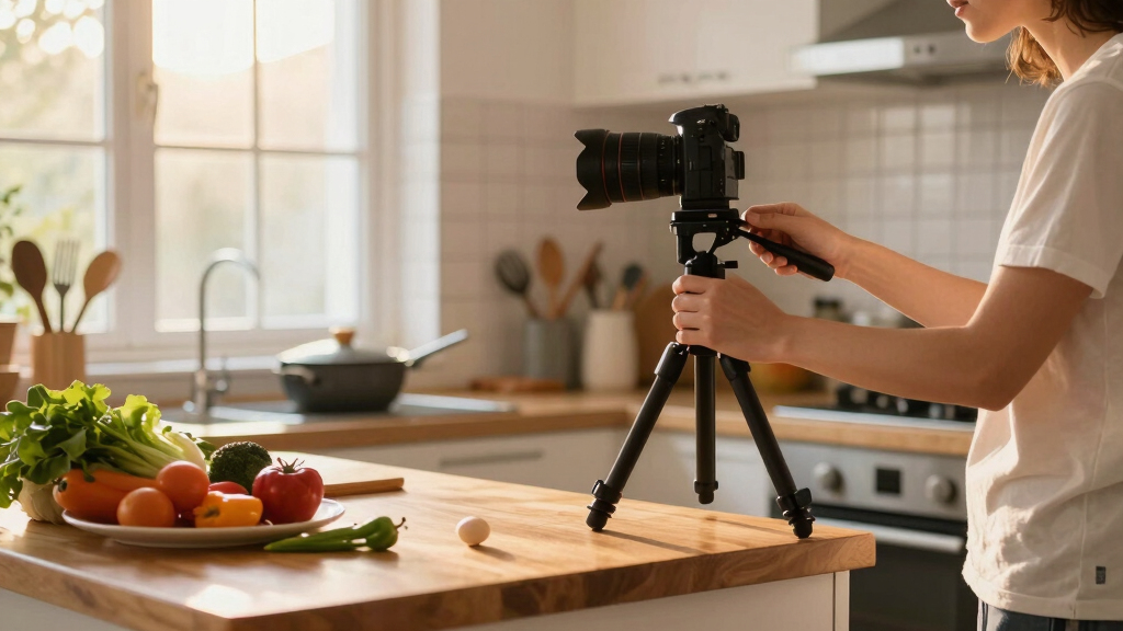 best overhead tripod for recipe videos