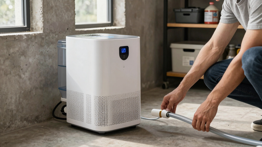 best smart dehumidifier for basement with drain hose