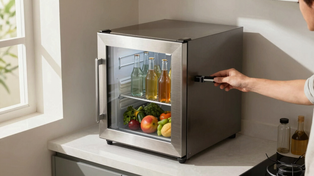 best mini fridge glass door premium