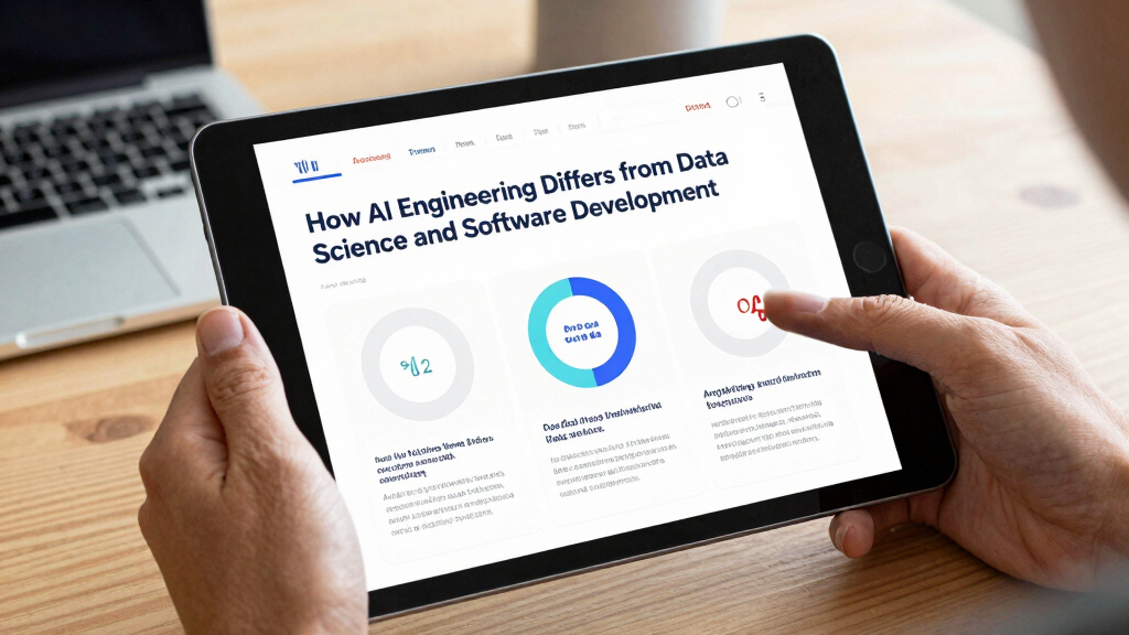 How AI Engineering Differs from Data Science and Software Development