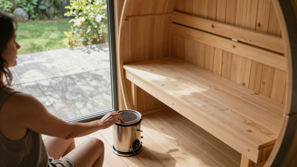 best barrel sauna for home
