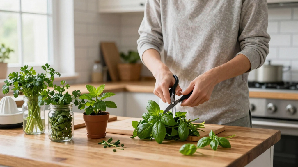 best indoor herb garden for juicing