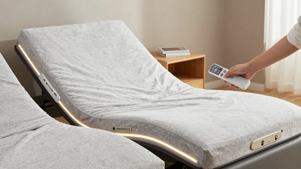 best adjustable bed base with massage
